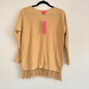NWT Lilly Pulitzer Beige Knit Top